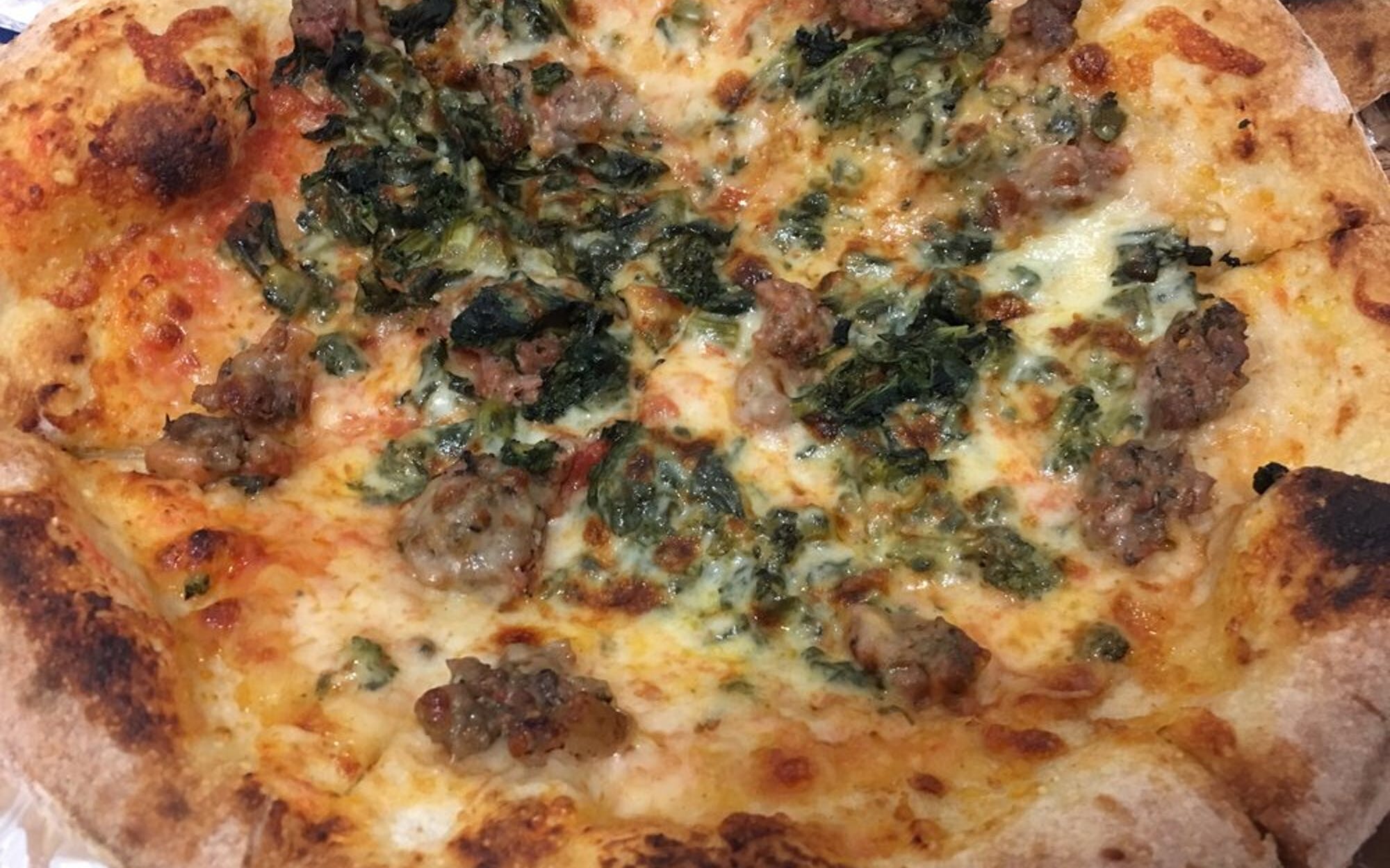 Order Salsiccia e Rapini Pizza food online from Al Dente store, Washington on bringmethat.com