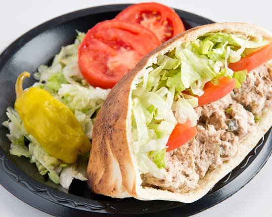 Order Tuna Salad Sandwich food online from Pita Plus store, Greensboro on bringmethat.com
