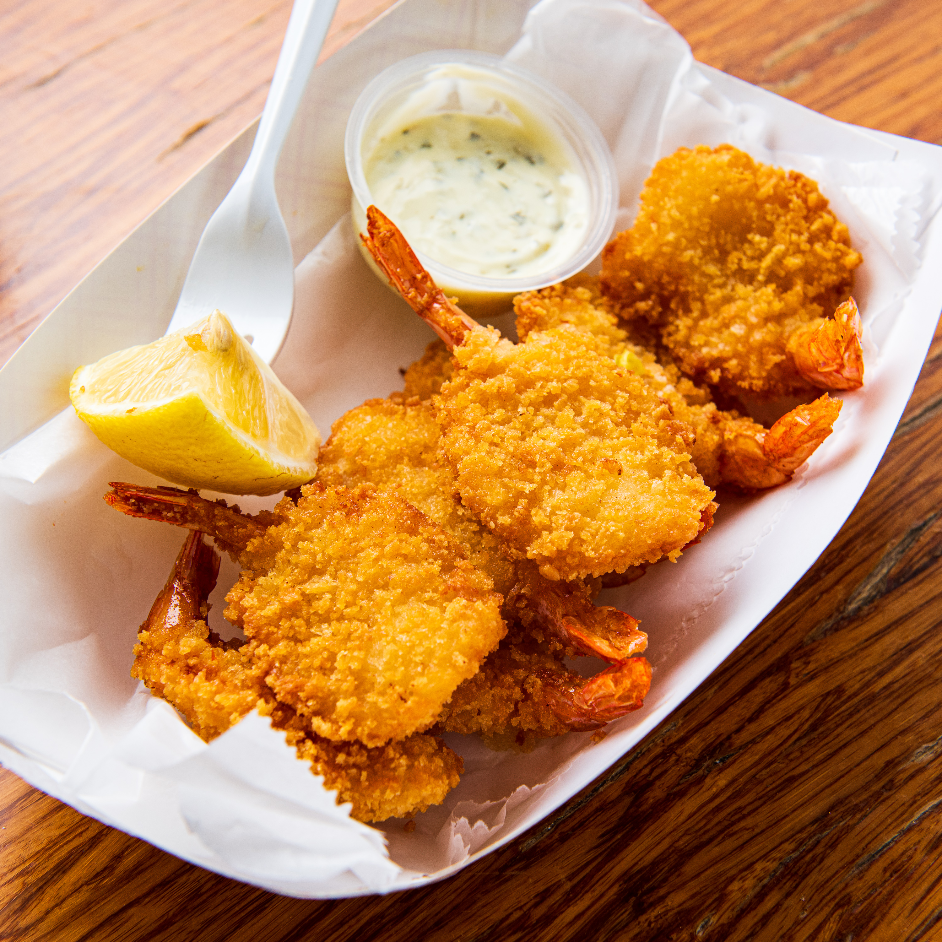 Order Fried Shrimp ONLY  food online from Iggy Doughboys & Chowder House store, Warwick on bringmethat.com