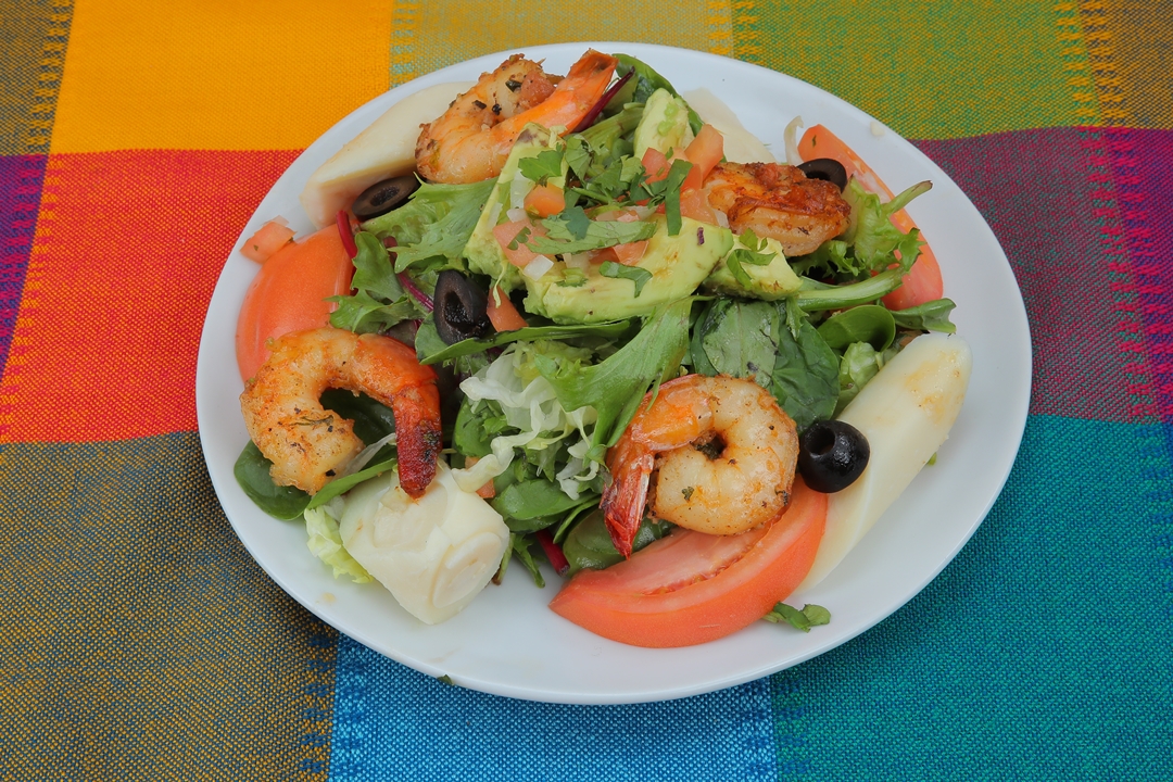 Order Shrimp and Avocado Salad food online from Refried Beans store, New York on bringmethat.com