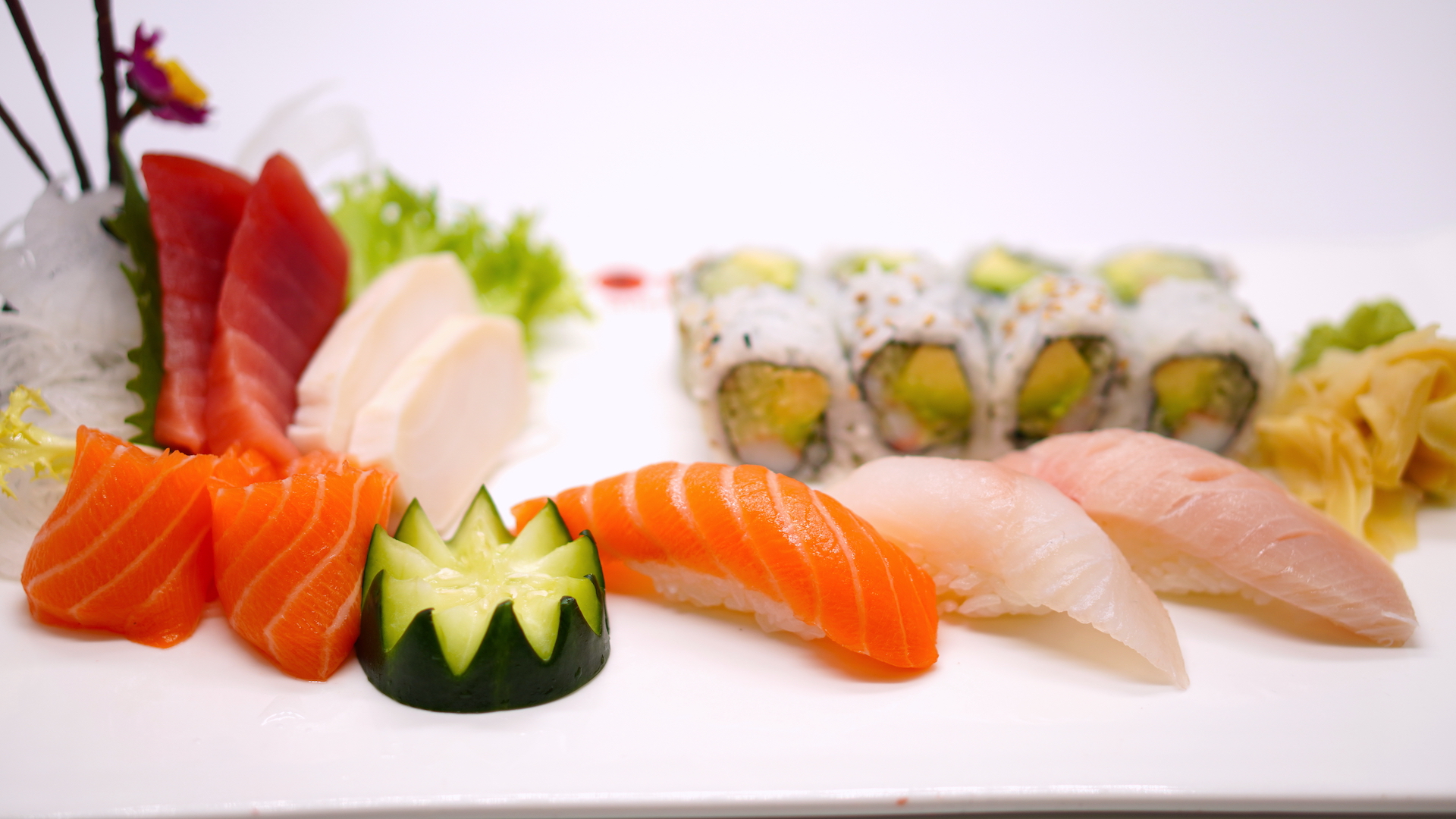Order Sushi and Sashimi Lunch Special food online from Mizu Japanese Restaurant store, Niles on bringmethat.com