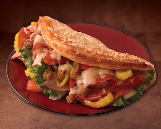 Order Large Deluxe Combination Sub food online from Hungry Howie's Pizza store, Tampa on bringmethat.com