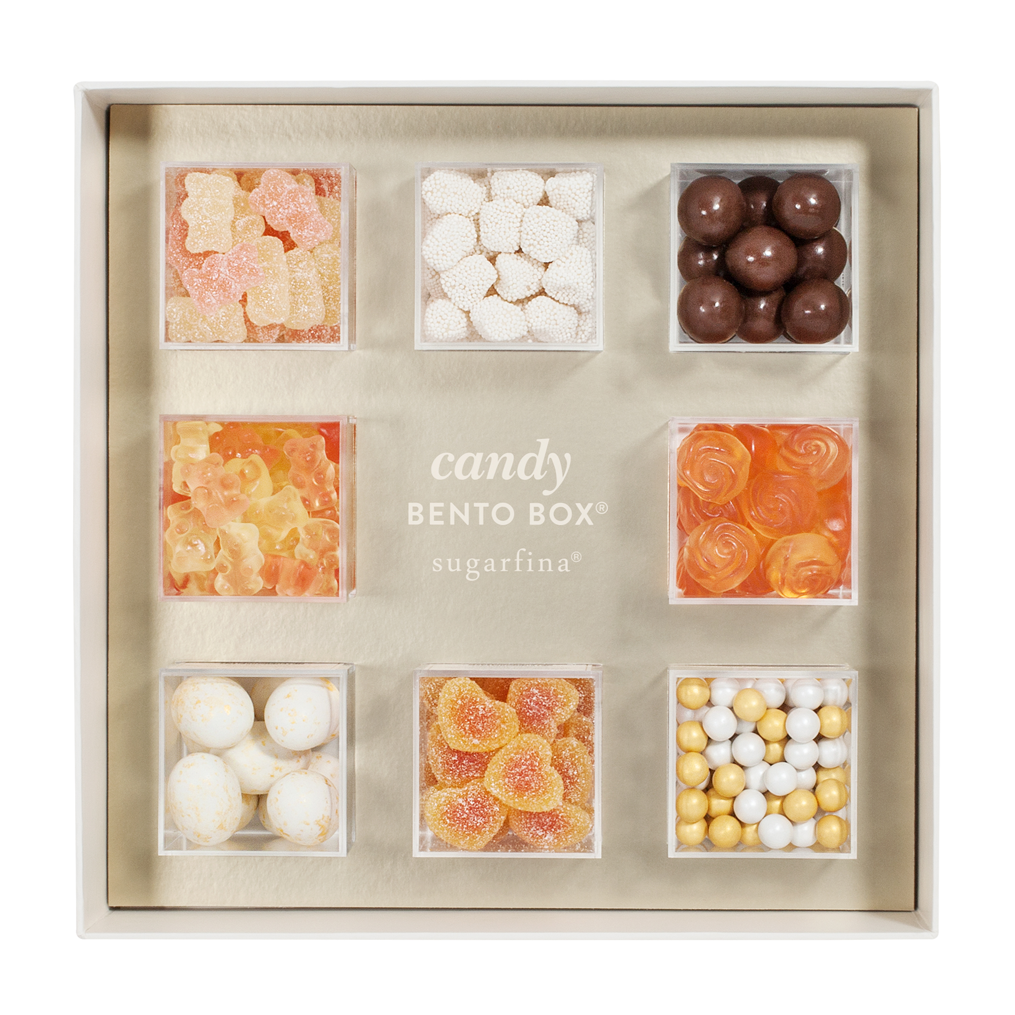 Order Sweet and Sparkling 8 Piece Candy Bento Box food online from Sugarfina store, El Segundo on bringmethat.com