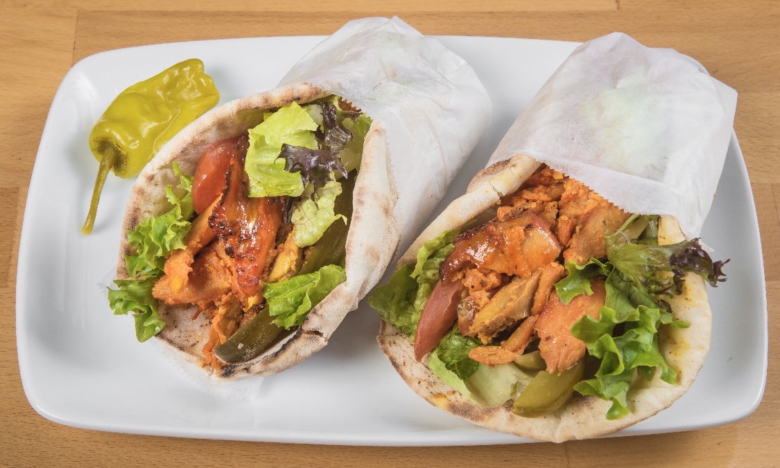 Order Chicken Shawarma Wrap food online from Pita Cafe store, Los Angeles on bringmethat.com
