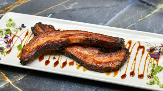 Order Nueske's Bacon Steak food online from Morton's store, Charlotte on bringmethat.com