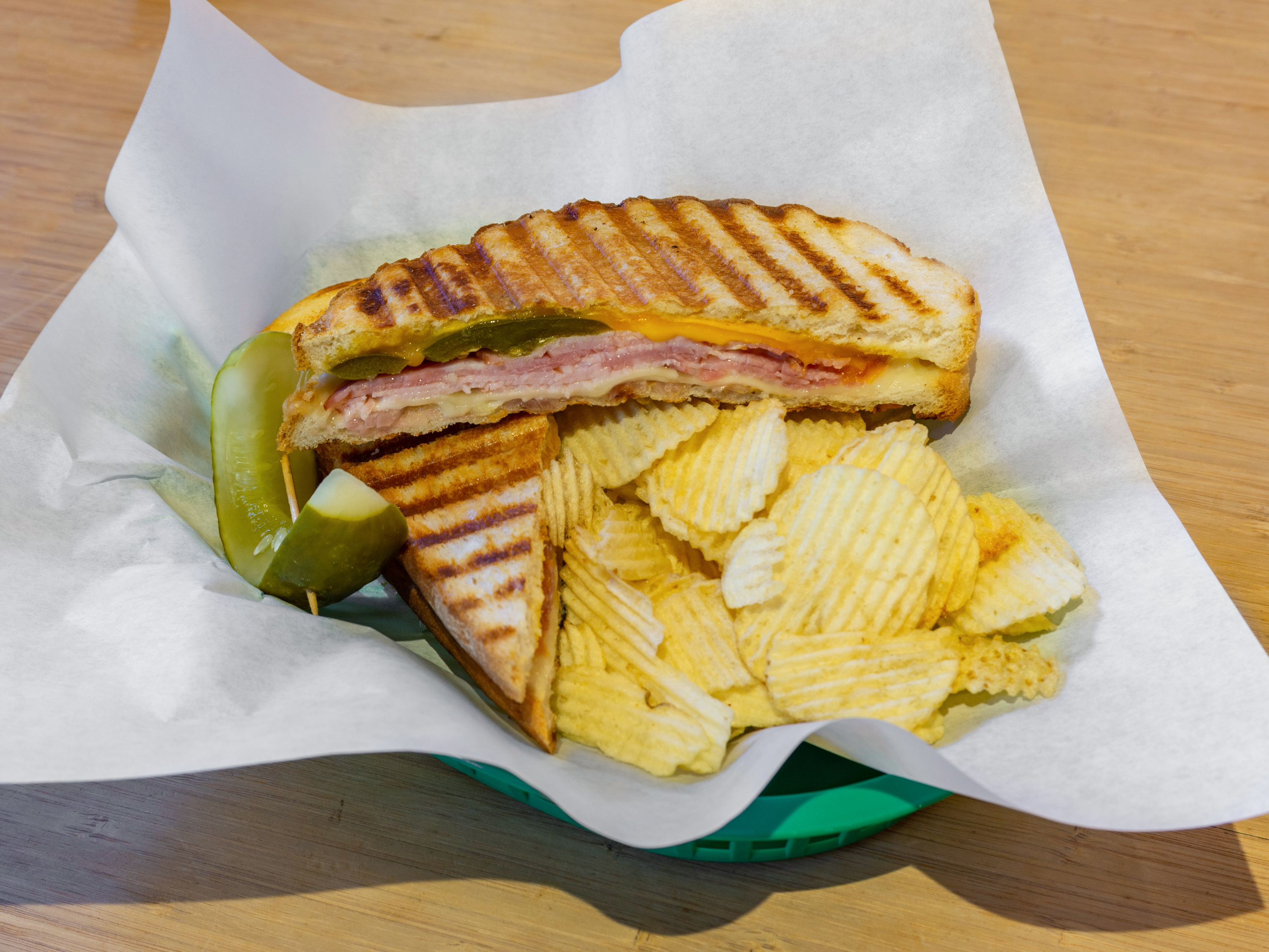 Order Pressed Cubano food online from Base Cafe store, Chicago on bringmethat.com