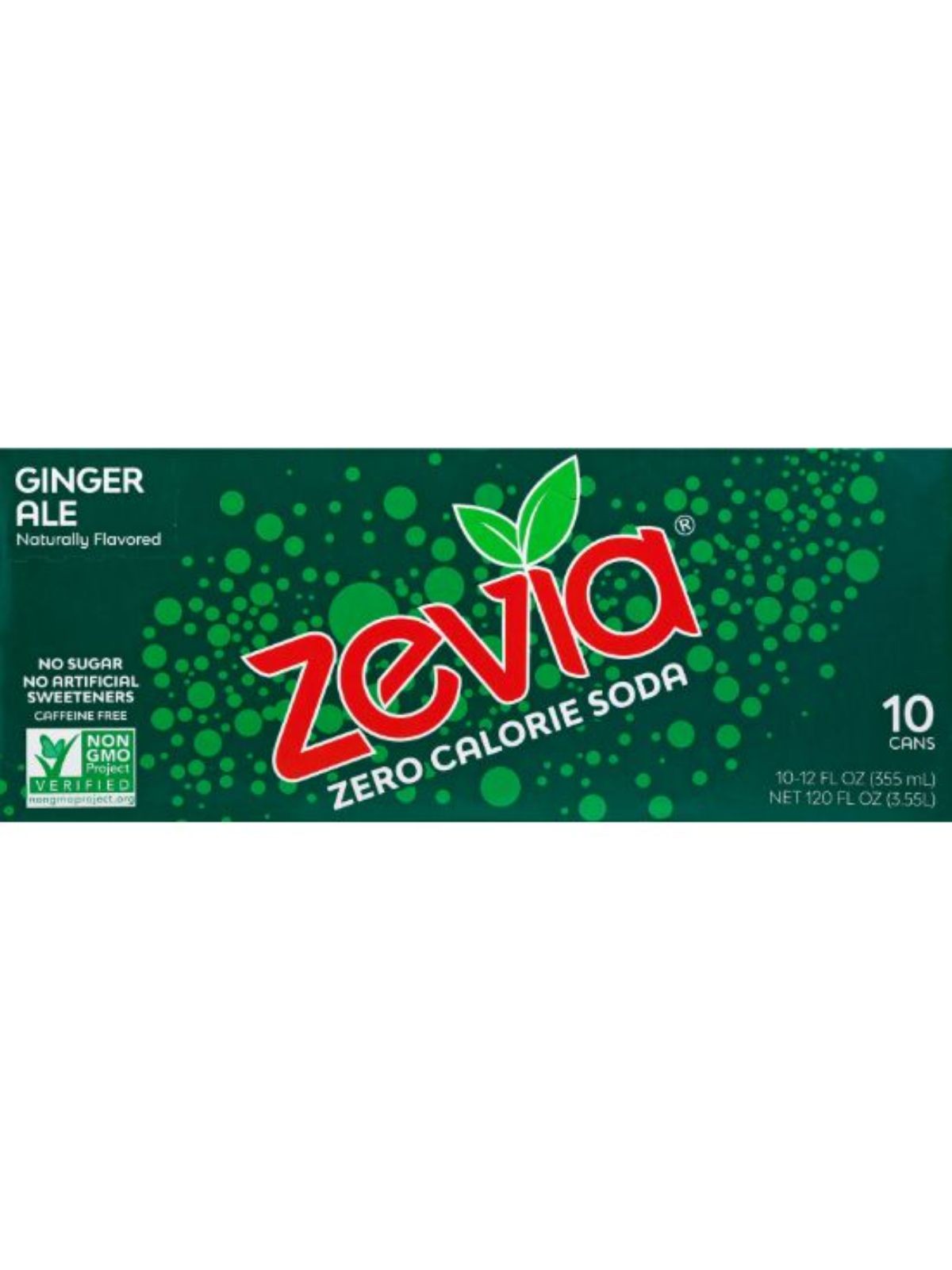 Order Zevia Soda Ginger Ale (12 oz x 10-pack) food online from Stock-Up Mart store, Marietta on bringmethat.com