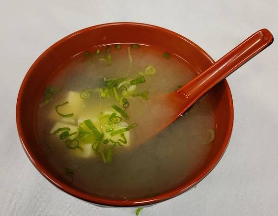 Order Miso Soup food online from I Luv Sushi store, Rockford on bringmethat.com