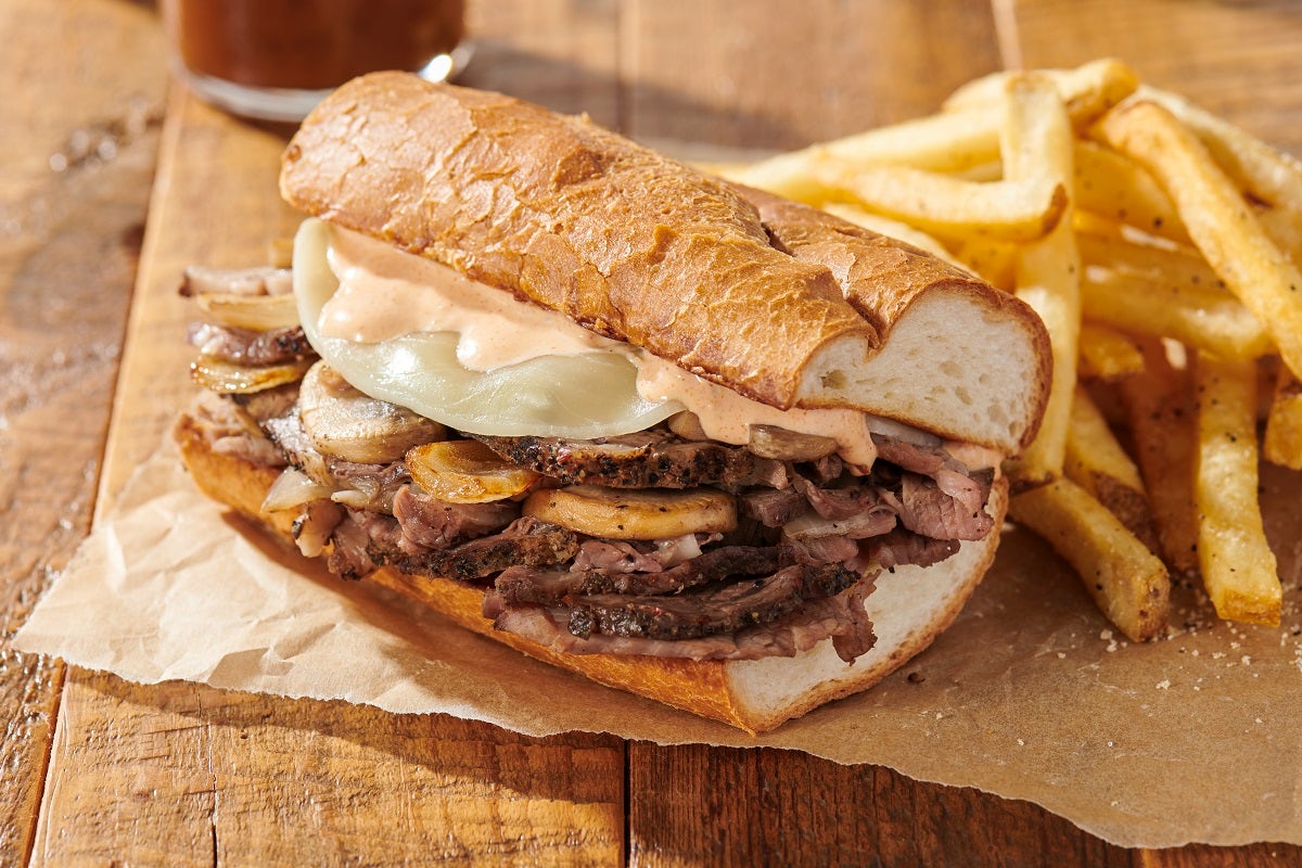 Order Prime Rib Sandwich (Lunch Size) food online from Outback Steakhouse store, Rome on bringmethat.com