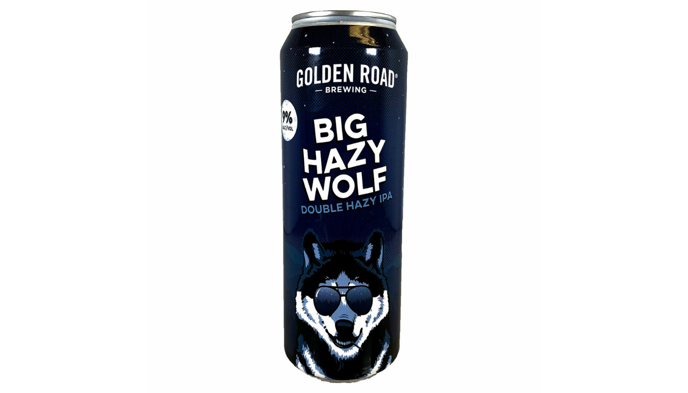 Order Golden Road Big Hazy Wolf DIPA 19.2oz Can food online from P & B Liquor & Fine Wine store, Long Beach on bringmethat.com