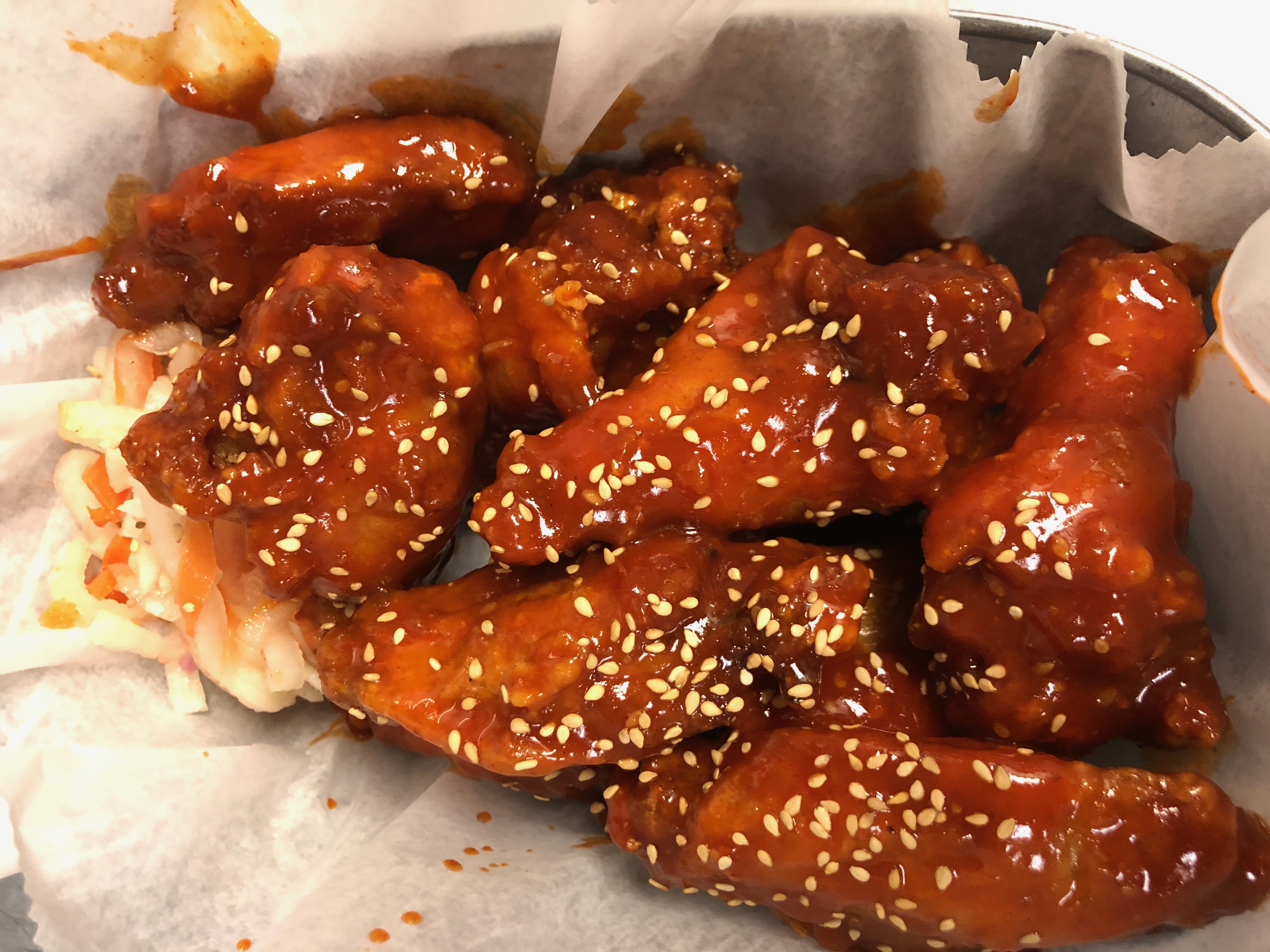 Order 10 pc WINGS - Korean Fried Chicken food online from Kimchi grill store, Brooklyn on bringmethat.com