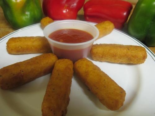 Order 7 Mozzarella Sticks food online from Little Italy Pizza store, New York on bringmethat.com
