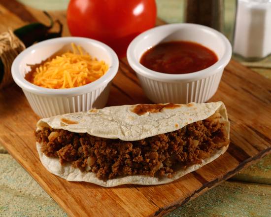 Order Ground Beef Taco food online from Headlines Mexican Spot store, Manassas on bringmethat.com