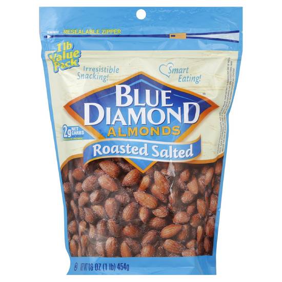 Order Blue Diamond Almonds Roasted Salted (16 oz) food online from Rite Aid store, Eugene on bringmethat.com