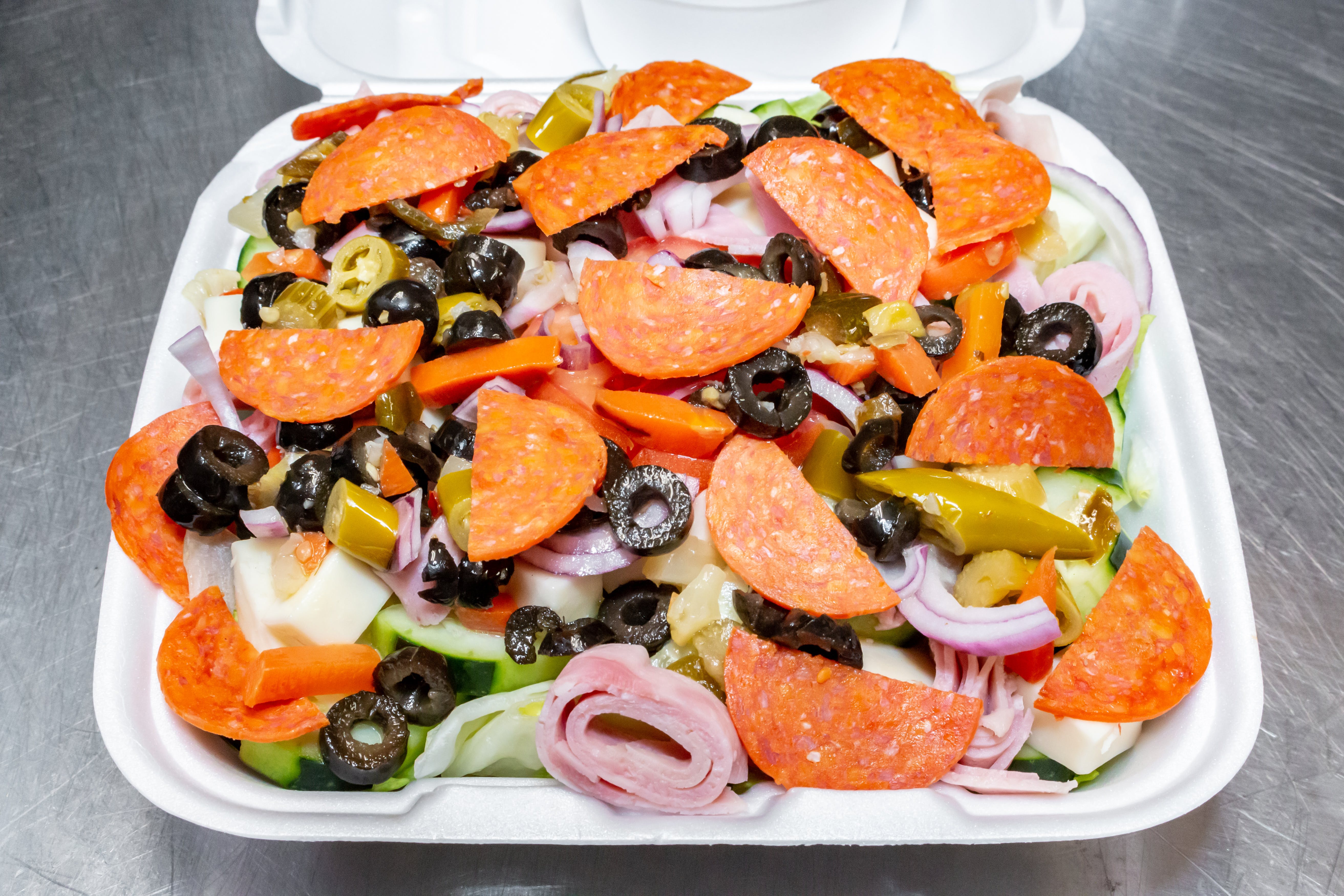 Order Antipasto Salad - Small food online from Nick & Bruno Pizzeria store, Franklin Park on bringmethat.com