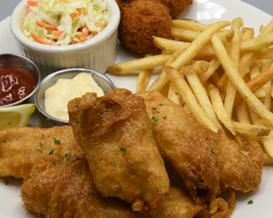 Order Fish + Chips food online from Mitchell's Fish Market store, Pittsburgh on bringmethat.com