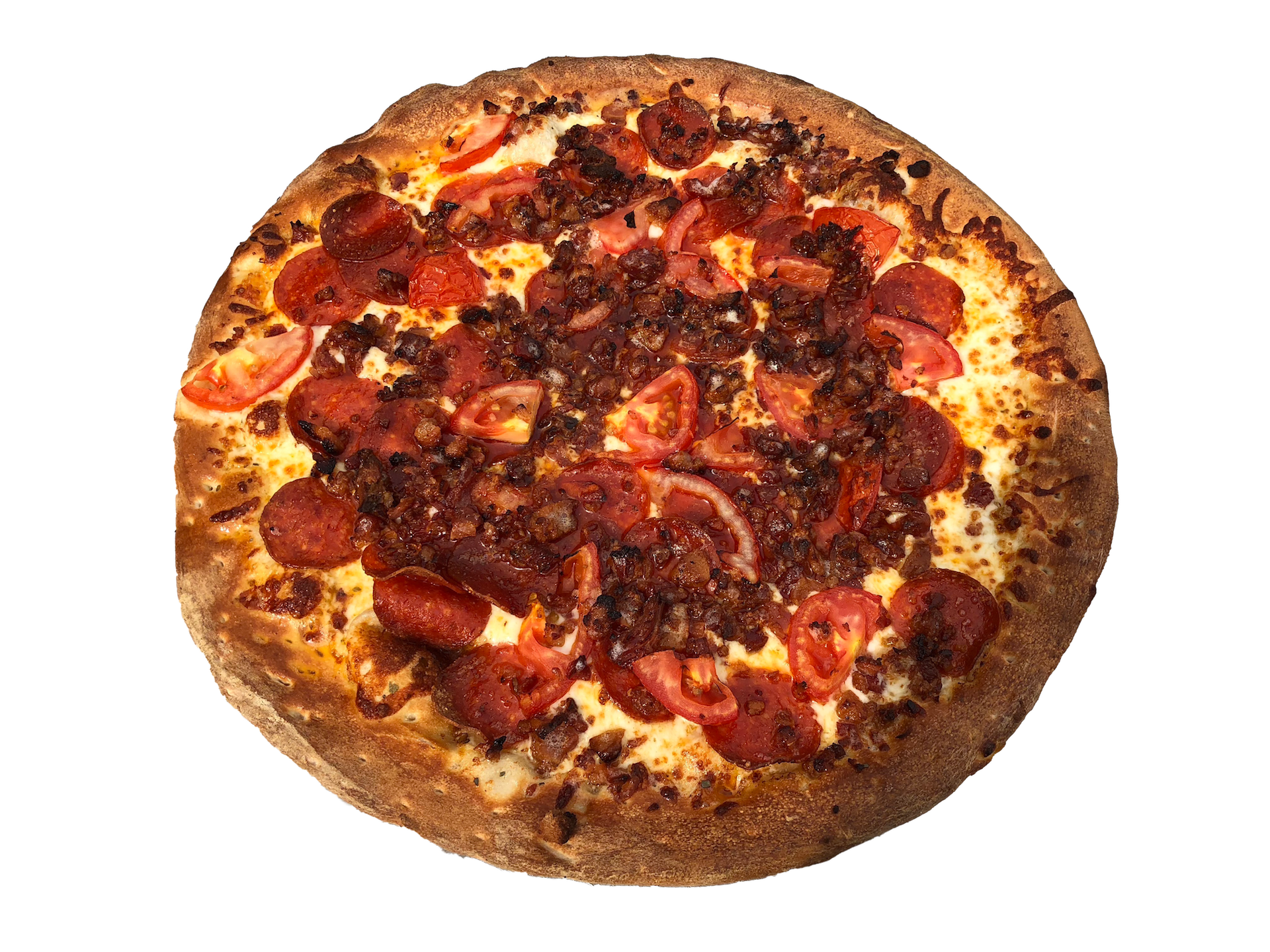 Order Zombie Pie food online from Stars & Stripes Pizza store, Oklahoma City on bringmethat.com