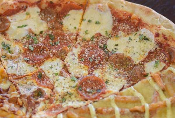 Order 12" Meat Margherita food online from Andrea Pizza store, Minneapolis on bringmethat.com