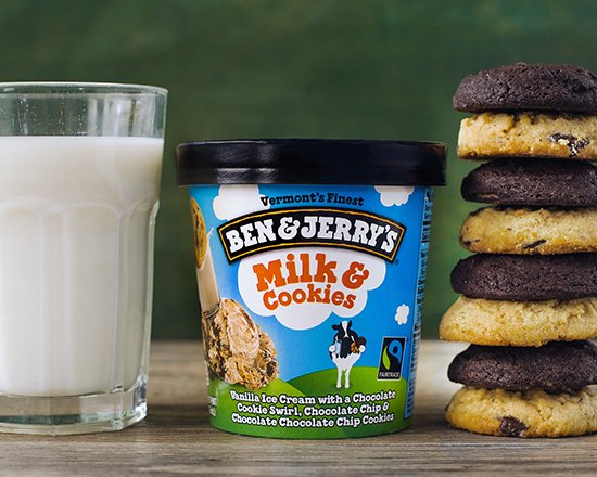 Order Milk and Cookies food online from Ben & Jerry's Ice Cream store, San Francisco on bringmethat.com
