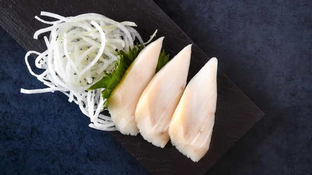 Order White Tuna Sashimi food online from Izumi Japanese Steak House & Sushi Bar store, Windsor Locks on bringmethat.com