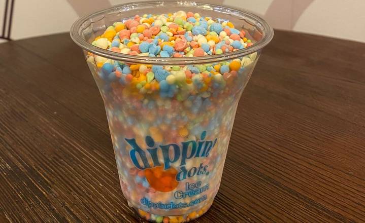 Order Dippin’ Dots “Rainbow” Ice Cream (Medium) food online from Cookies N Cream store, Bronxville on bringmethat.com