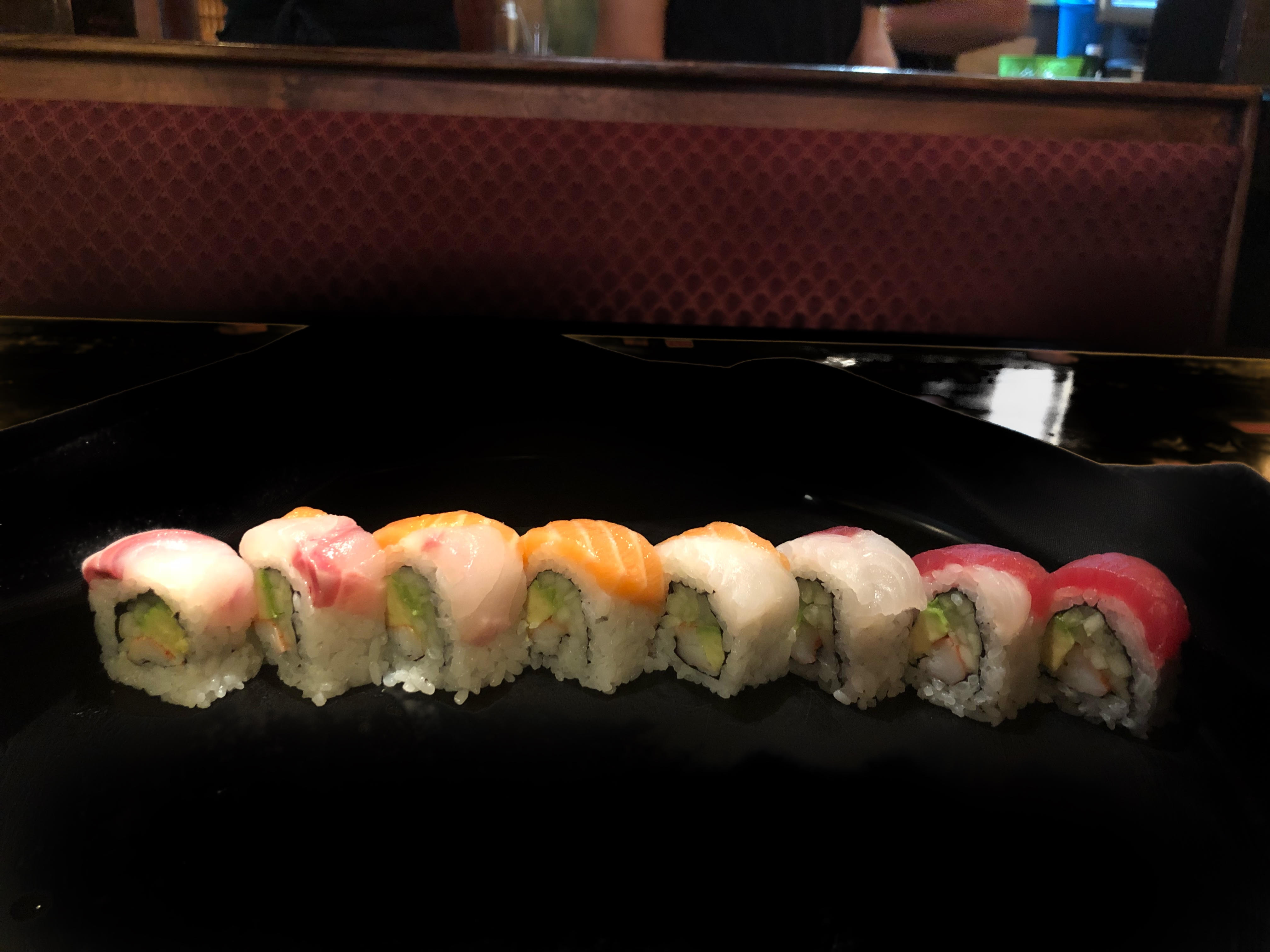 Order Rainbow Maki food online from Tokyo Steakhouse store, Salisbury on bringmethat.com