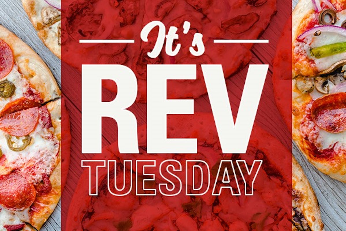Order RevTuesday food online from Pizzarev River Walk store, Bakersfield on bringmethat.com