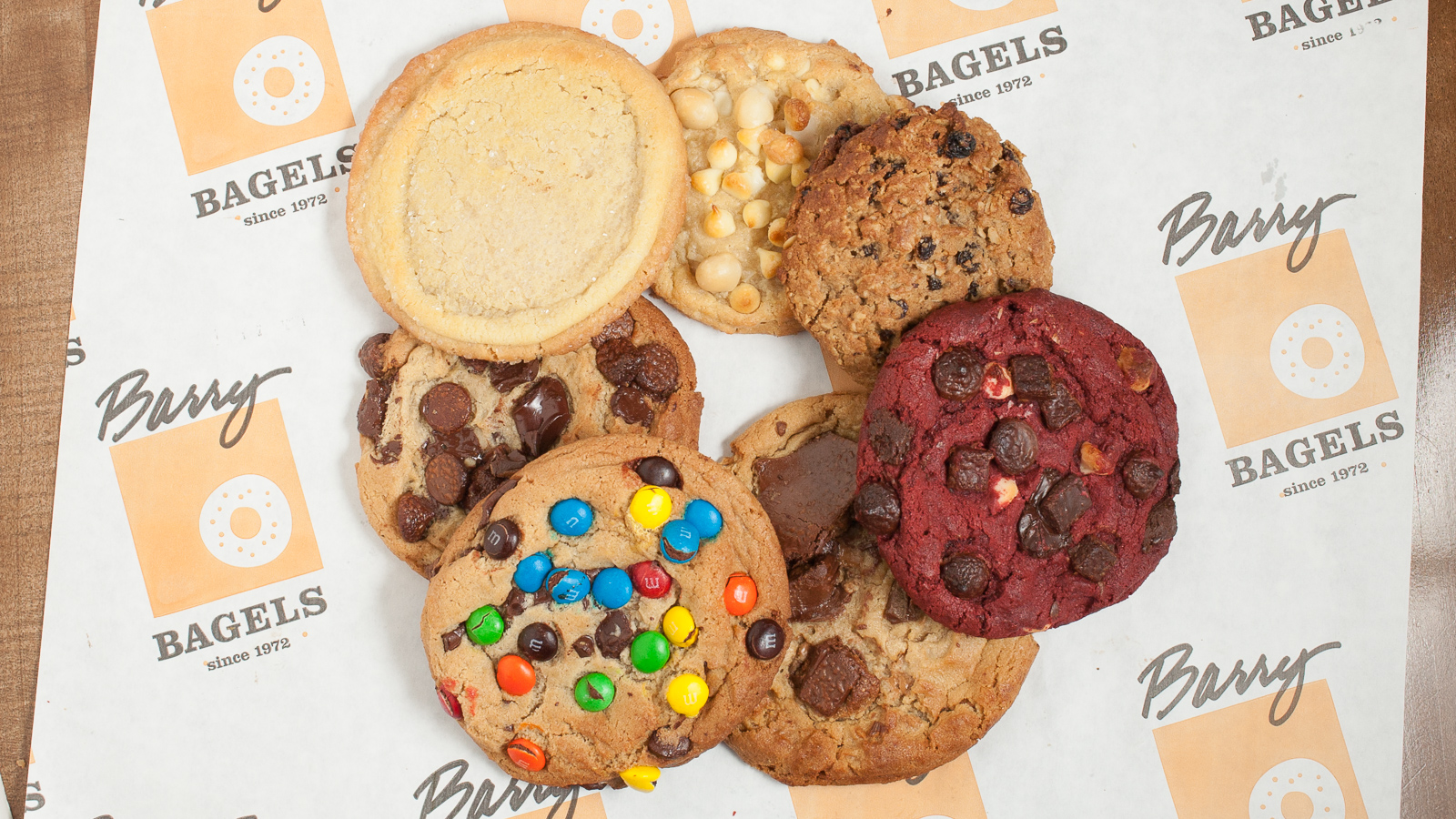 Order Cookies food online from Barry Bagels - W. Dussel Dr. store, Maumee on bringmethat.com