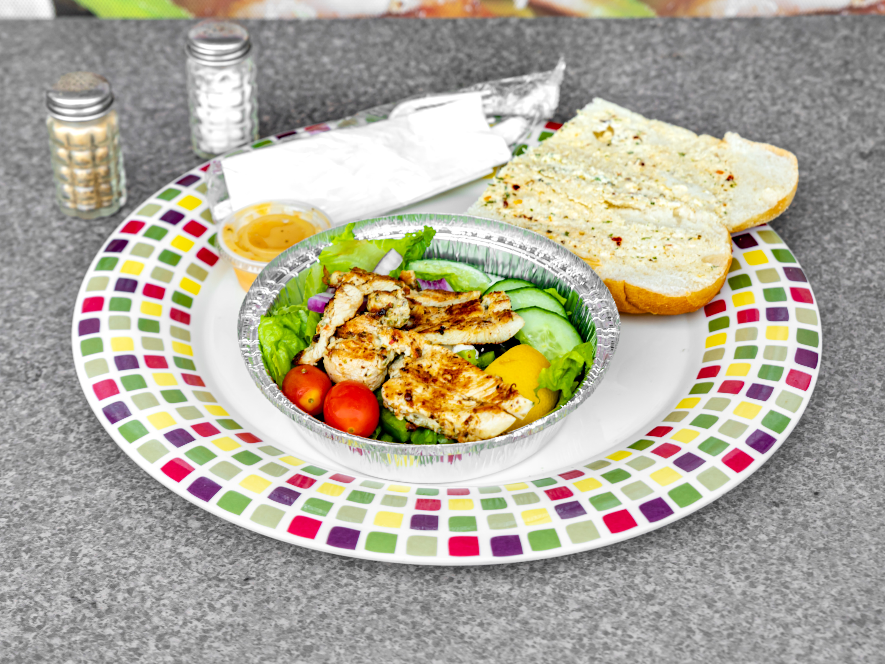 Order Grilled Chicken Salad food online from Broadway Pizza store, New Haven on bringmethat.com