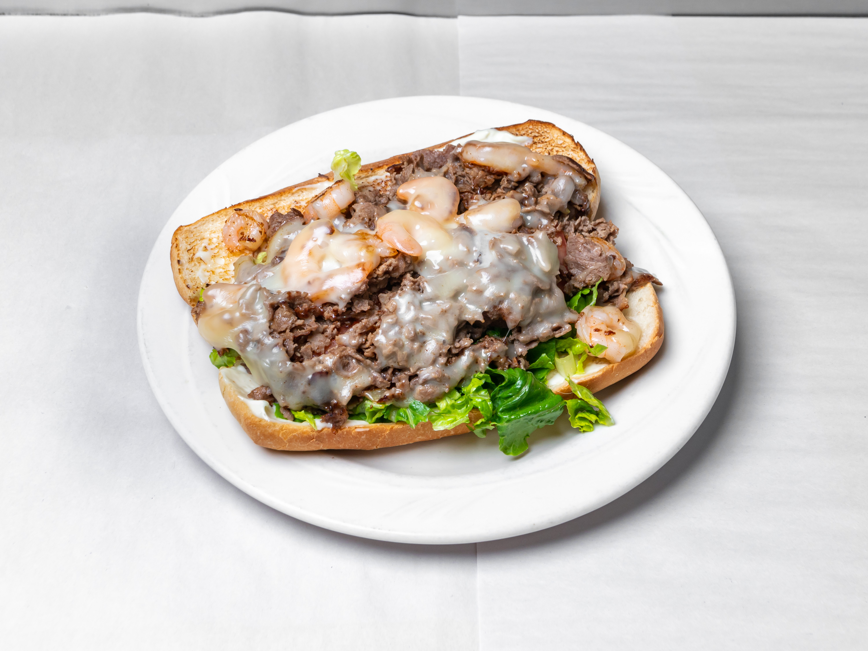 Order Shrimp Cheese Steak Sub food online from The Spot store, Baltimore on bringmethat.com