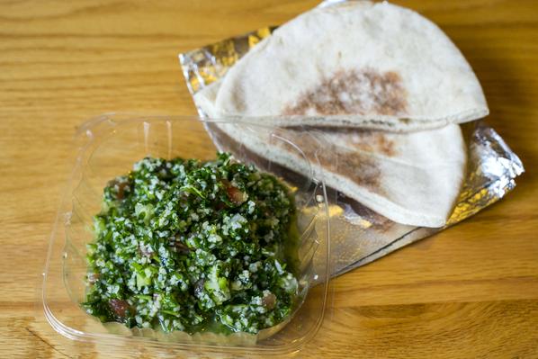 Order Taboulih Salad and Pita  food online from Zam zam middle eastern grill store, Chicago on bringmethat.com