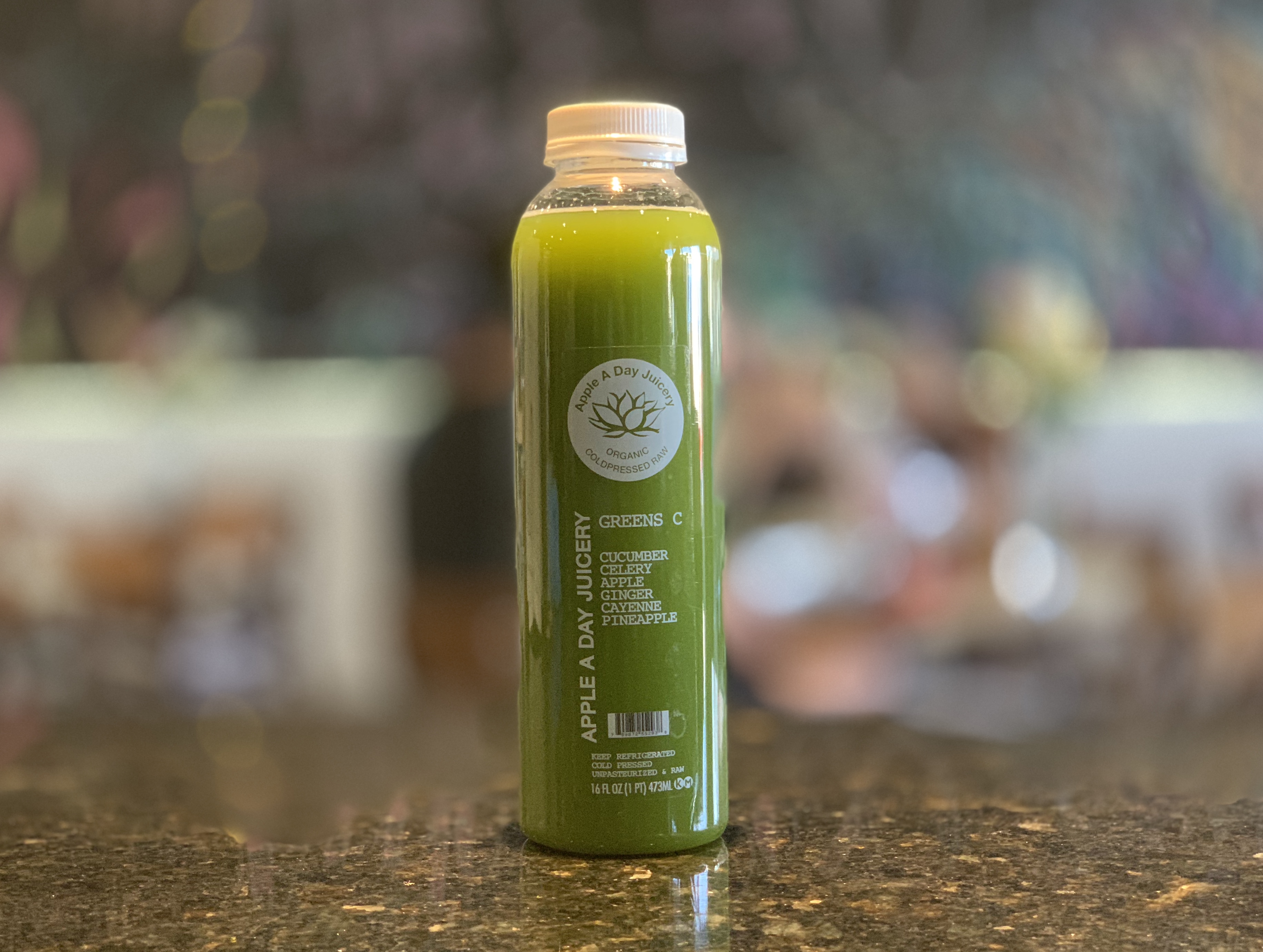 Order Green C Juice food online from Apple A Day Cafe store, Miami Beach on bringmethat.com