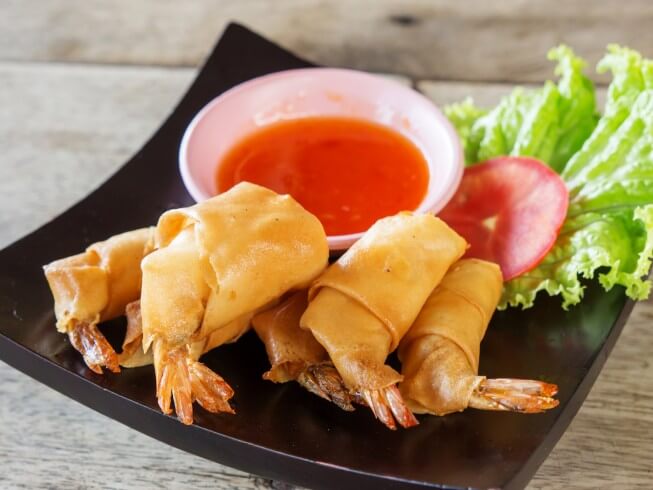 Order Shrimp Rolls food online from Zabb Thai Kitchen store, West Nyack on bringmethat.com