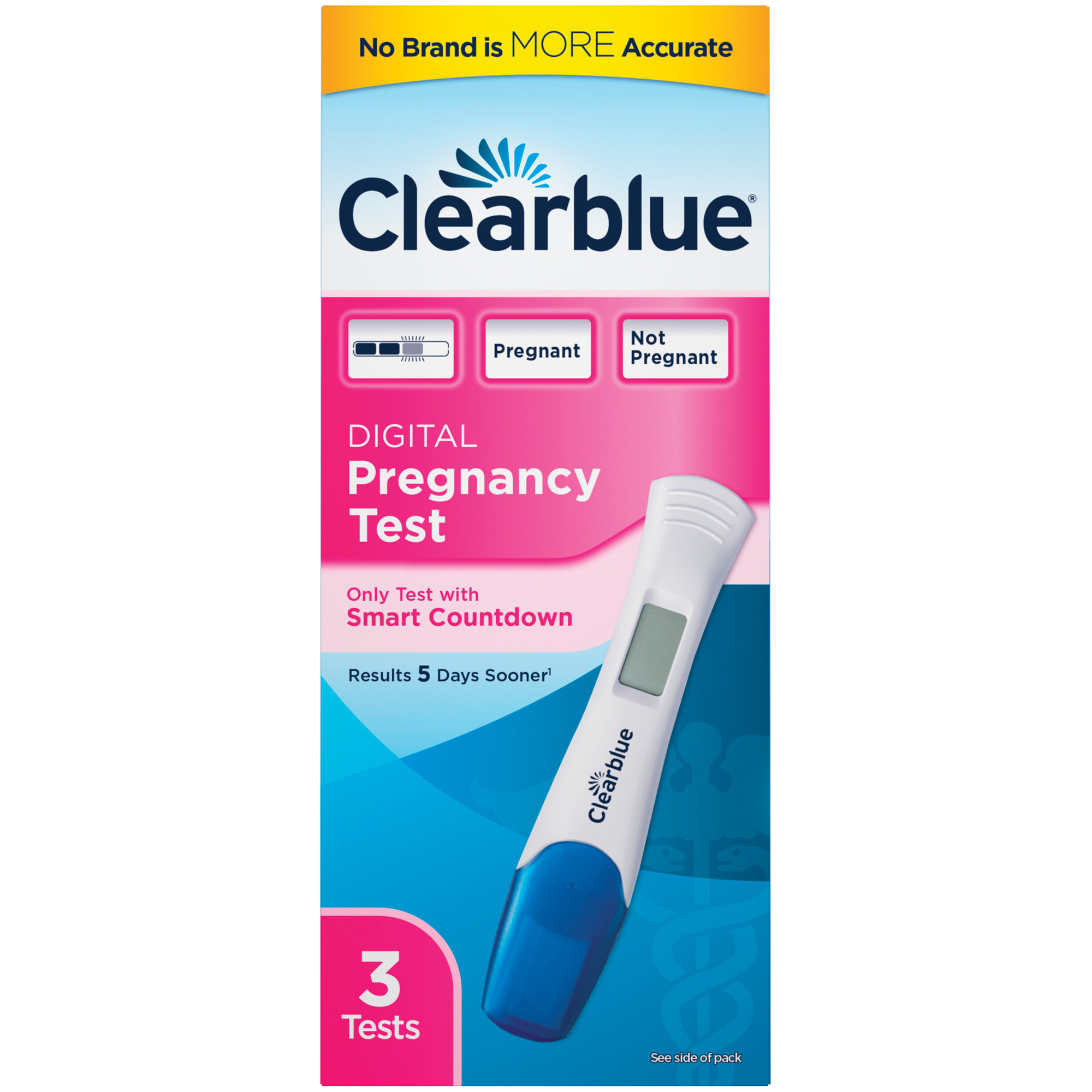 Order Clearblue Digital Pregnancy Test with Smart Countdown - 3 ct food online from Rite Aid store, MILLER PLACE on bringmethat.com