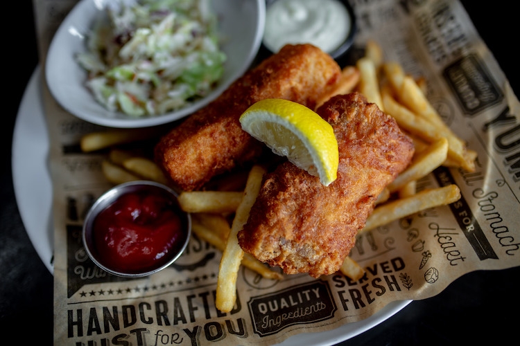 Order Fish and Chips - Halibut food online from Smokin Fins store, Chandler on bringmethat.com