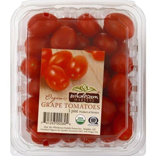 Order Wholesum Harvest · Organic Grape Tomatoes (1 pint) food online from Winn-Dixie store, Long Beach on bringmethat.com
