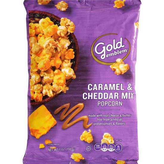 Order Gold Emblem Caramel & Cheddar Mix Popcorn, 7 OZ food online from Cvs store, SAINT CLAIR SHORES on bringmethat.com