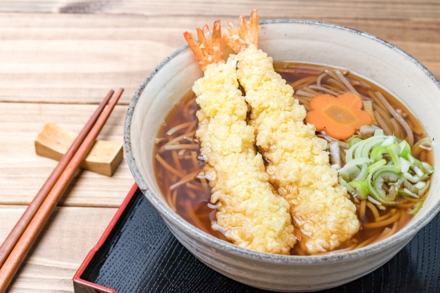 Order Hot Shrimp Tempura Udon Noodle Soup food online from Wasan Brooklyn store, Brooklyn on bringmethat.com