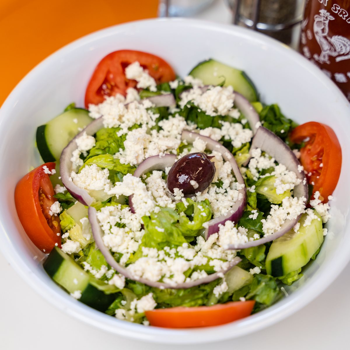Order Fattoush Salad food online from Zuki Pita store, Phoenix on bringmethat.com