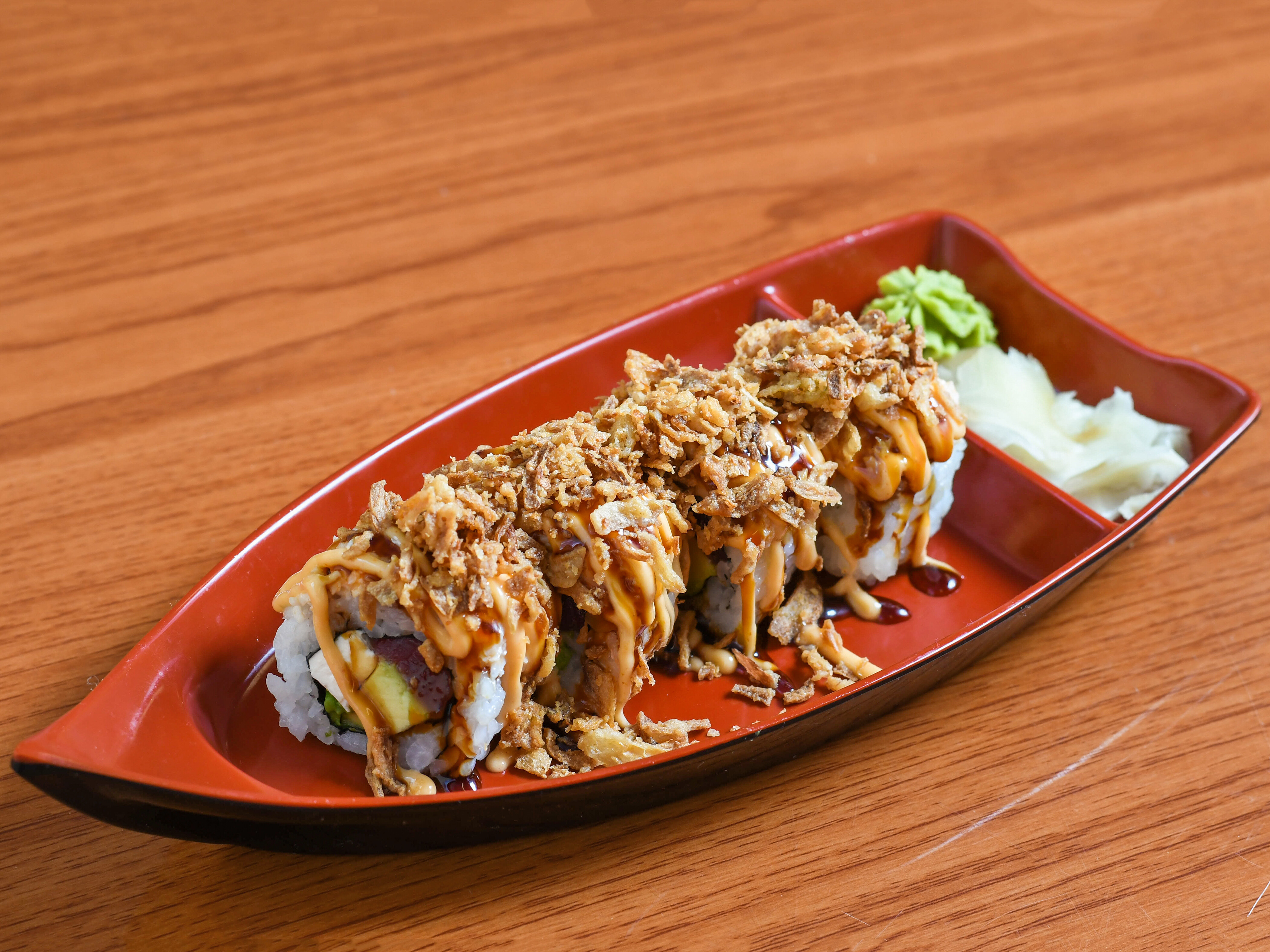 Order Crunchy Texas Roll food online from Mr Sushi store, Asheville on bringmethat.com