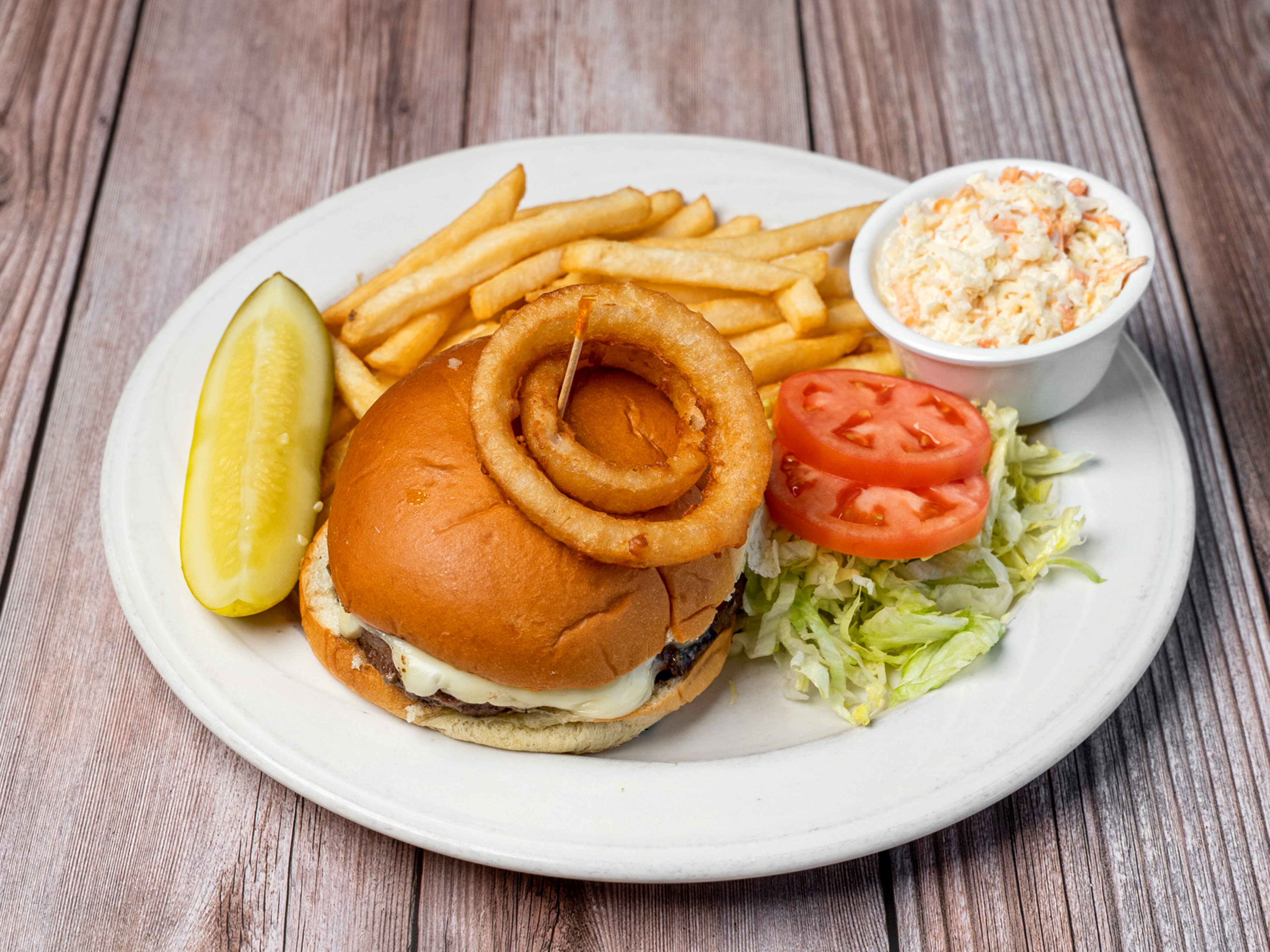 Order Classic Cheese Burger food online from Rudy Bar And Grill store, Bethlehem on bringmethat.com