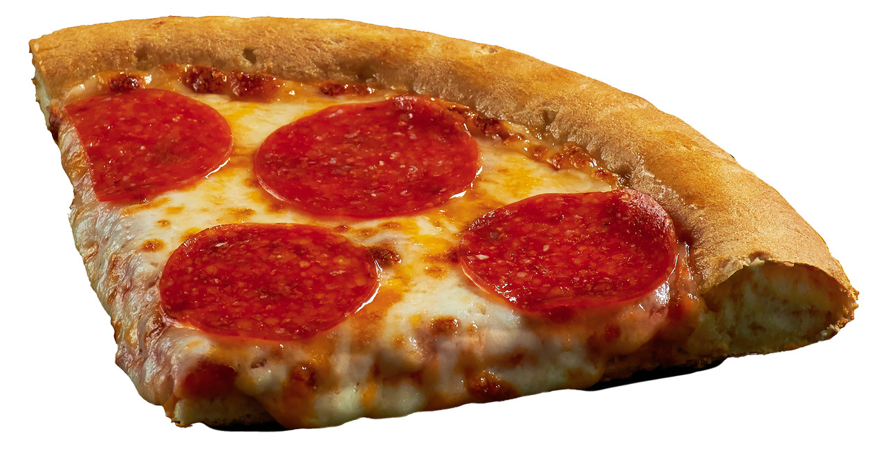 Order Pepperoni Pizza Slice food online from Chevron Extramile store, Cameron Park on bringmethat.com