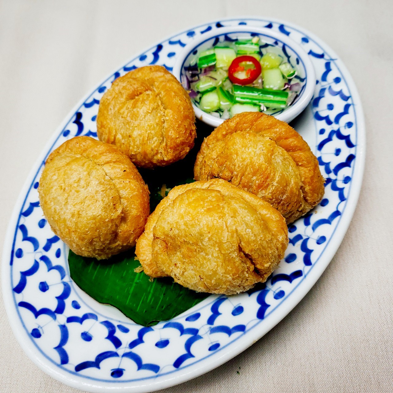 Order Curry Puffs food online from Thai Villa store, New York on bringmethat.com
