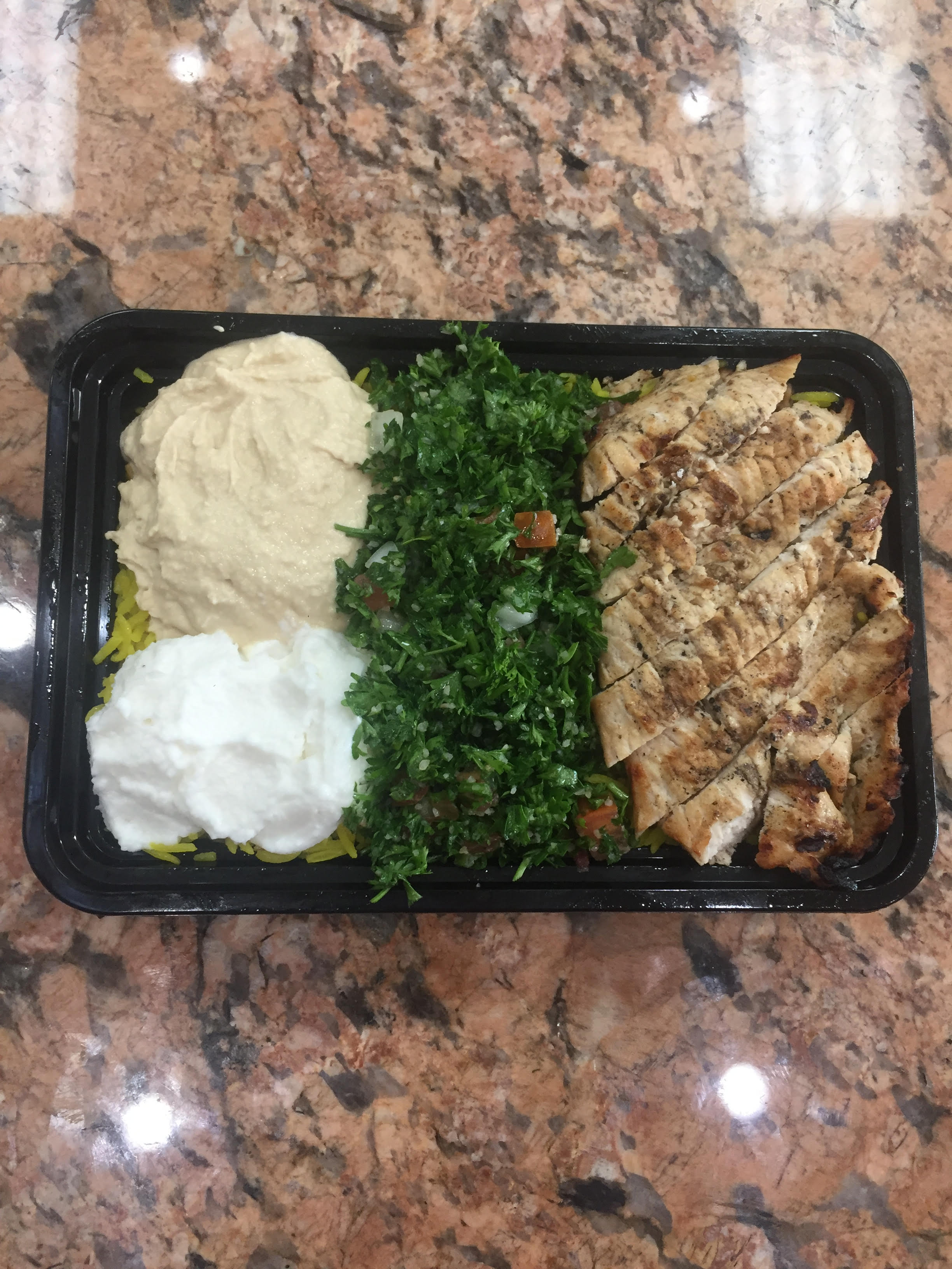 Order Grilled Chicken Bowl food online from Princess Mediterranean Grill store, Commerce Charter Township on bringmethat.com