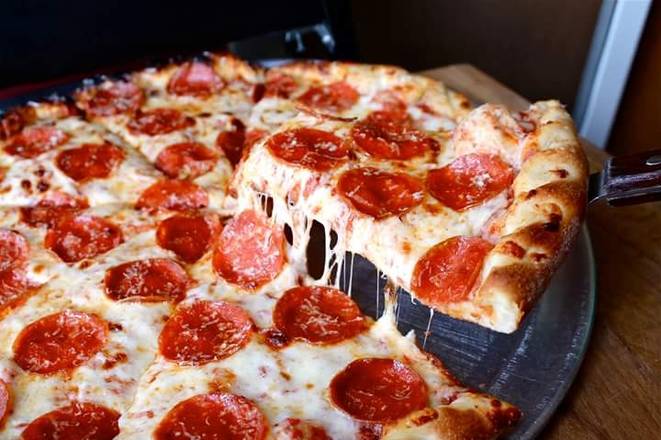 Order Pepperoni Pizza food online from The Hub Pizza & More store, Cedar City on bringmethat.com