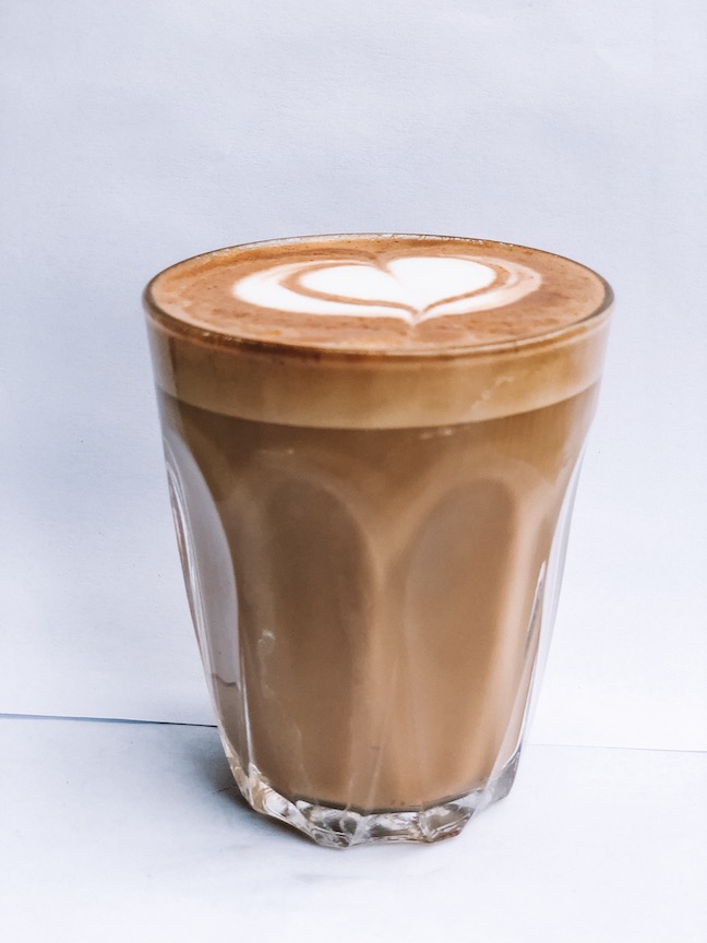 Order Latte 12oz food online from Wattle Cafe store, New York on bringmethat.com