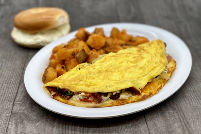 Order Kitchen Sink Omelette food online from Roasters N Toasters store, Pinecrest on bringmethat.com