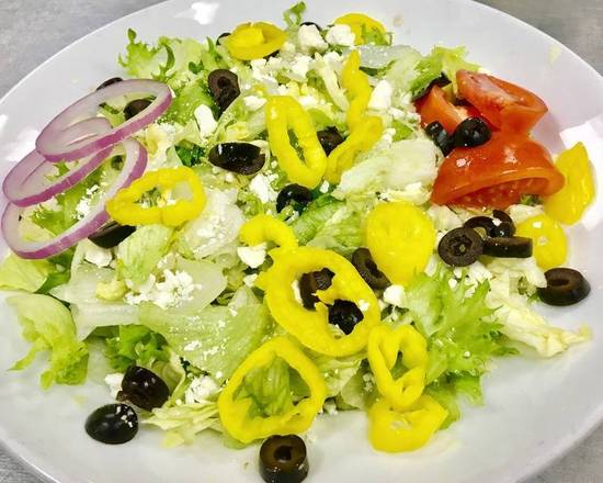 Order Mediterranean Salad food online from Menches Brothers Restaurant and Pub store, Uniontown on bringmethat.com