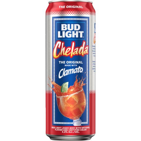 Order Bud Light Clamato Chelada 25oz Can food online from 7-Eleven store, Evans Mills on bringmethat.com