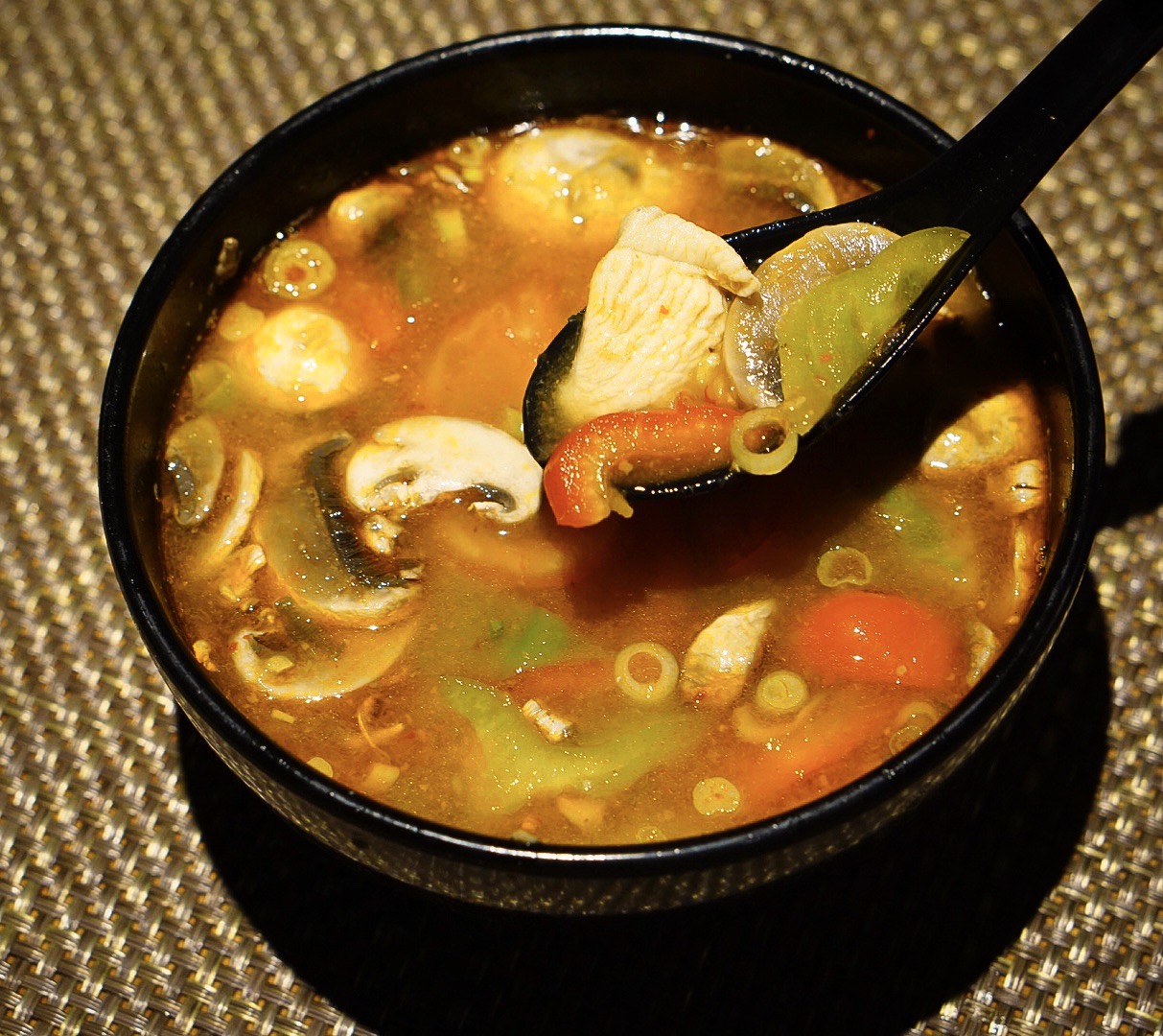 Order Tom Yum Soup food online from Hot Woks Cool Sushi On Adams store, Chicago on bringmethat.com